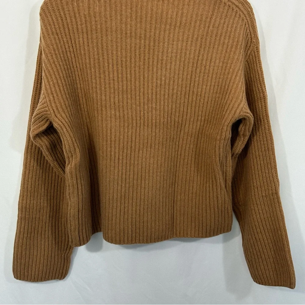 NEW Everlane The Felted Merino Wool Knit Pullover Sweater in Tan - Picture 9 of 13